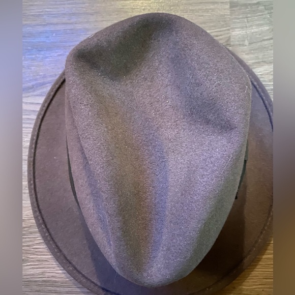 Lanning Grey Fedora Hat with Black Band - Picture 3 of 6